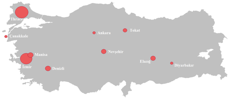 Turkish Wine Producing Areas