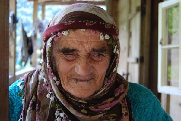 Turkish 100 year old woman