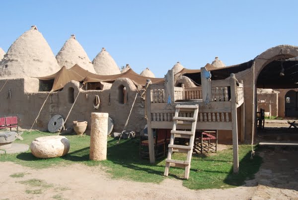 Harran beehive houses in southeastern Turkey