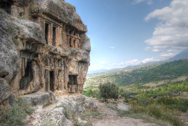 Lycian tombs Tlos