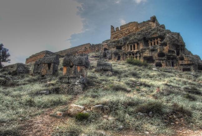 Lycian tombs at Tlos