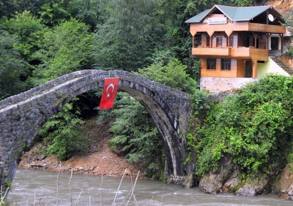 Ottoman bridge over firtina valley