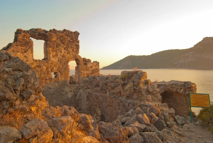 Ruins on Gemiler Island Fethiye