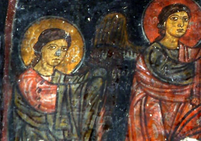 Fresco of Keslik Monastery in Turkey