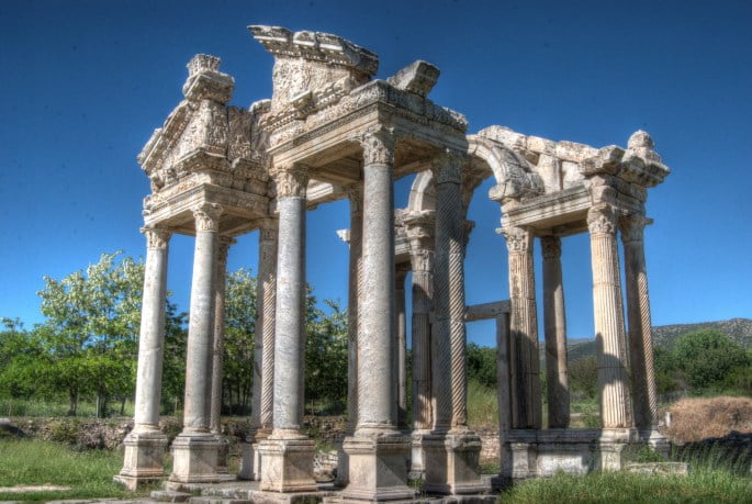 Tetrastoon at Aphrodisias Turkey