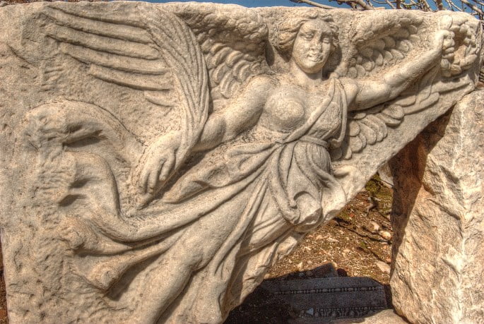 The-Nike-Goddess-statue-of-Ephesus-Turkey