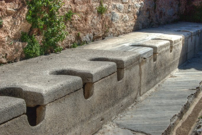 The-public-latrines-of-the-ancient-city-of-Ephesus-in-Turkey