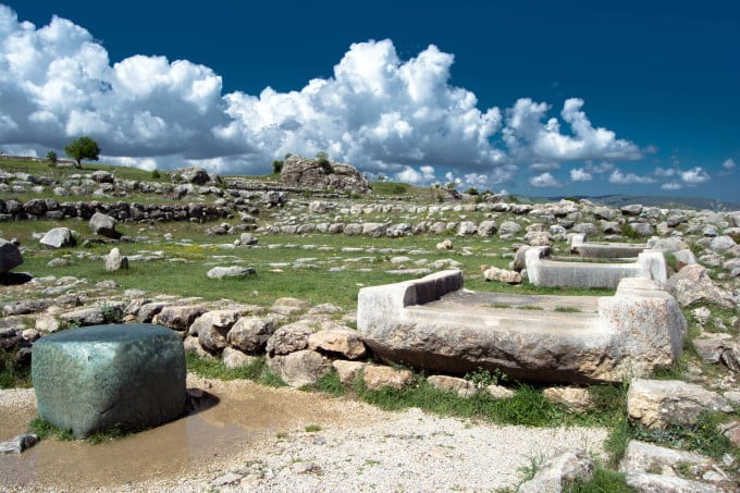 Green stone at Hattusa