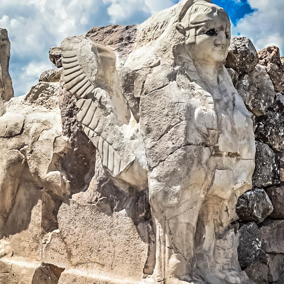 Sphinx Gate at Hattusa Turkey