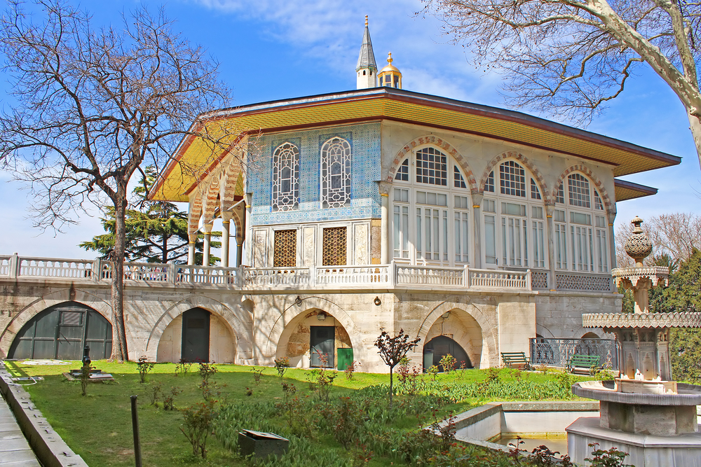 Baghdad Kiosk situated in the Topkapi Palace in Istanbul, Turkey